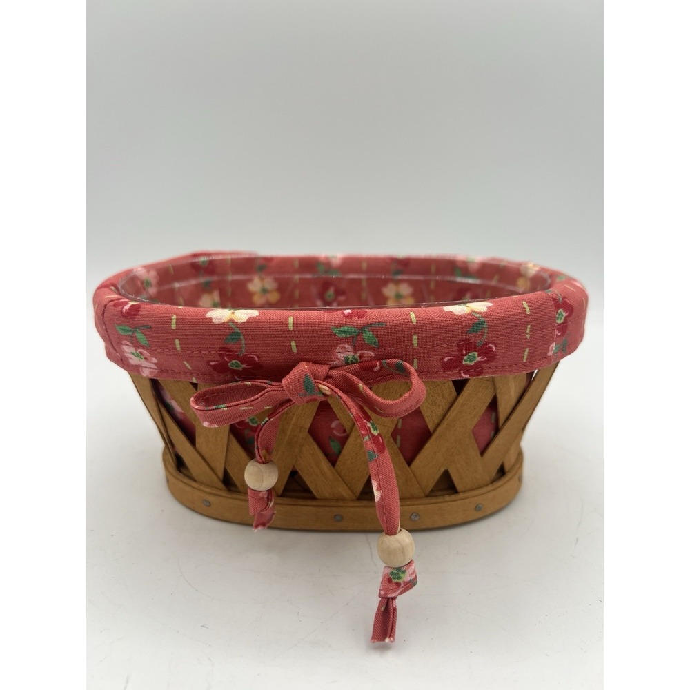 🌟 Longaberger 2006 Little Laundry Clothes Pin Basket Combo - EUC 🌟